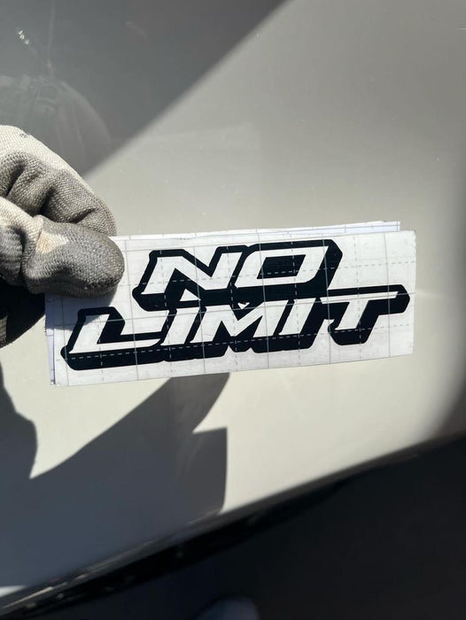 NoLimit stickers (BLACK OR WHITE)