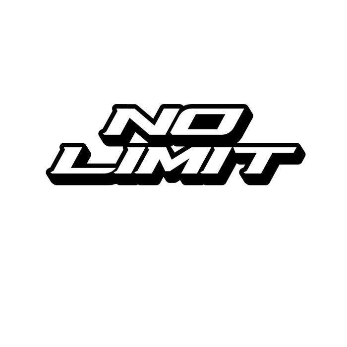 NoLimit stickers (BLACK OR WHITE)